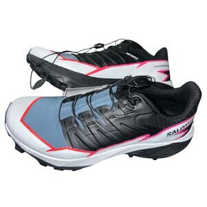 Salomon Womens Size 8 Thundercross Trail Running Shoe Black/Bersea/Pink F&F Ship